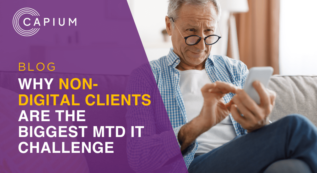Non-digital clients MTD IT challenges