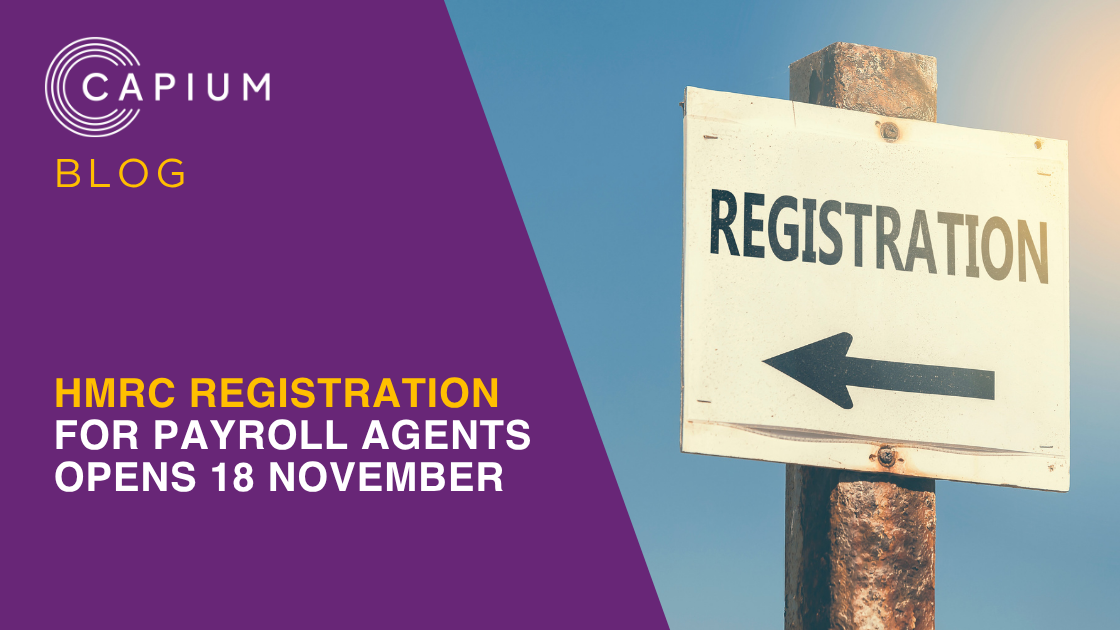 HMRC Registration for Payroll Agents Opens 18 November